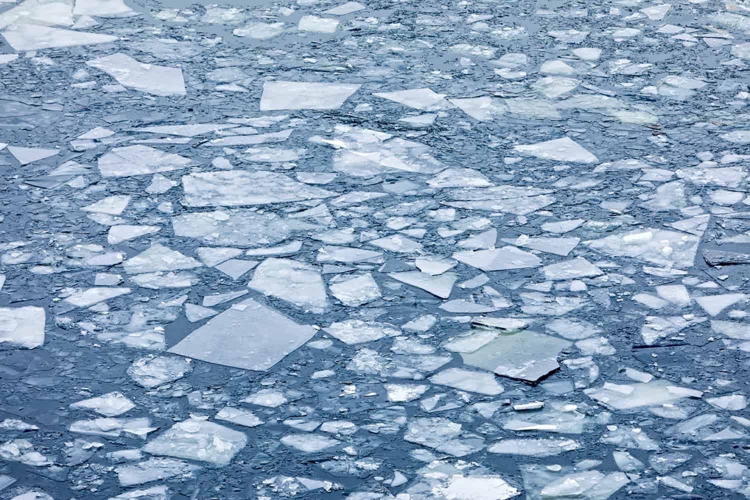 Sweden frozen lake