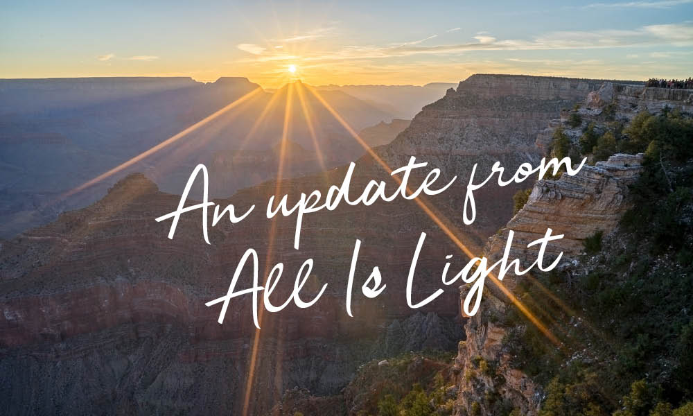 A statement from All Is Light