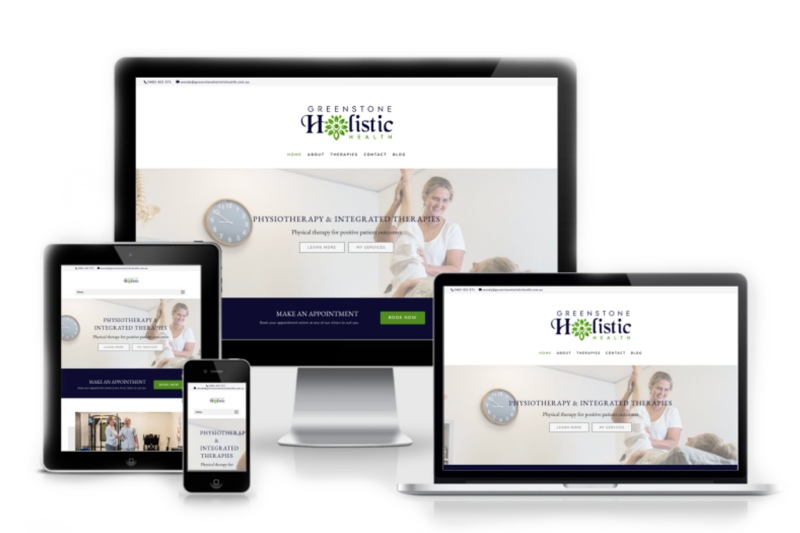 Greenstone Holistic Health web design