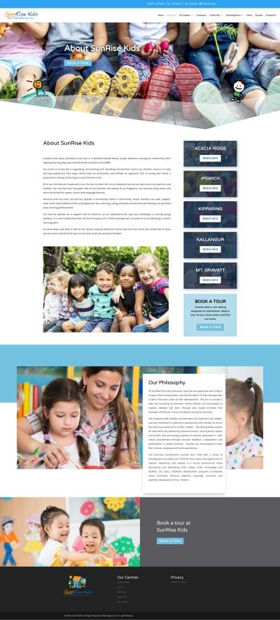 Website Design of Greenstone Holistic Health About page
